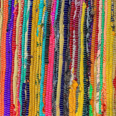 Renkli tekstil halı arka planı. Halı dokusu