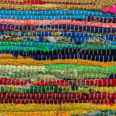 Renkli tekstil halı arka planı. Halı dokusu