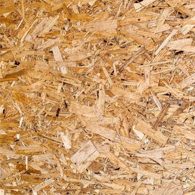 Sıkıştırılmış yonga arka planı. Ahşap zemin. OSB dokusu