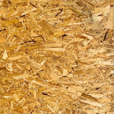 Sıkıştırılmış yonga arka planı. Ahşap zemin. OSB dokusu