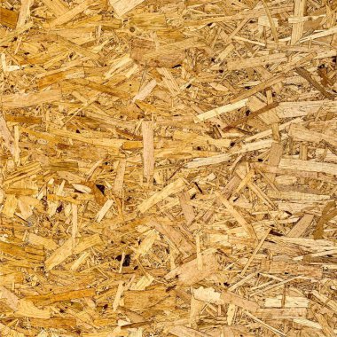 Sıkıştırılmış yonga arka planı. Ahşap zemin. OSB dokusu