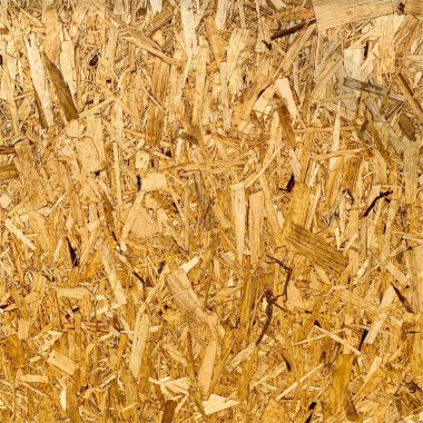 Sıkıştırılmış yonga arka planı. Ahşap zemin. OSB dokusu