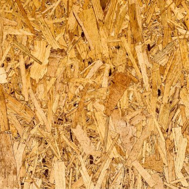 Sıkıştırılmış yonga arka planı. Ahşap zemin. OSB dokusu