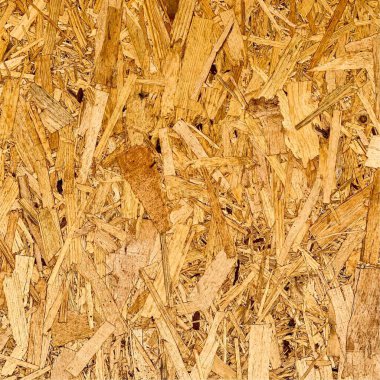 Sıkıştırılmış yonga arka planı. Ahşap zemin. OSB dokusu