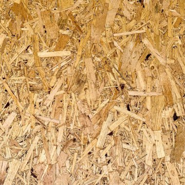 Sıkıştırılmış yonga arka planı. Ahşap zemin. OSB dokusu