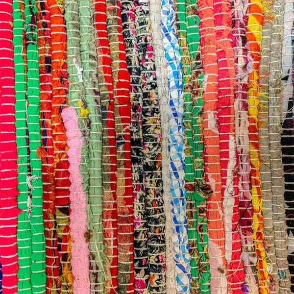 Renkli Tekstil Halı Arka Planı Halı Dokusu — Stok fotoğraf