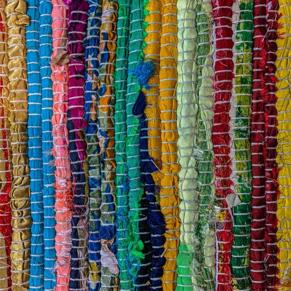 Renkli tekstil halı arka planı. Halı dokusu