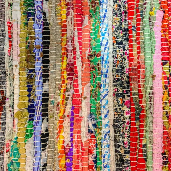 Renkli tekstil halı arka planı. Halı dokusu