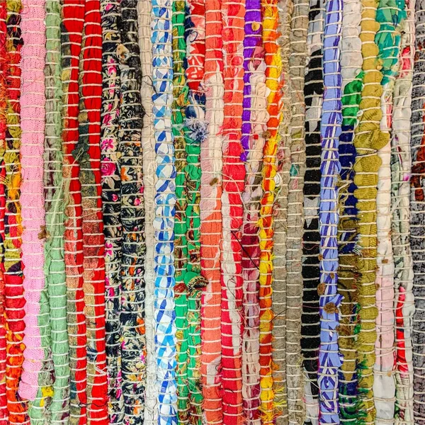 Renkli tekstil halı arka planı. Halı dokusu