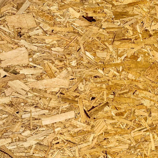 Sıkıştırılmış yonga arka planı. Ahşap zemin. OSB dokusu