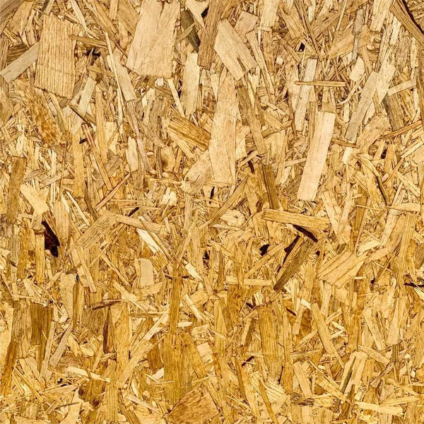 Sıkıştırılmış yonga arka planı. Ahşap zemin. OSB dokusu