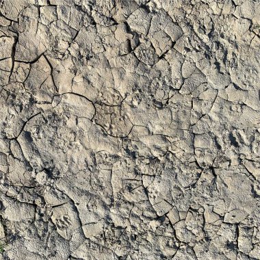 Çatlak yeryüzü arka planı. Toprak yüzeyinde çatlaklar var. Çamur çatlakları.