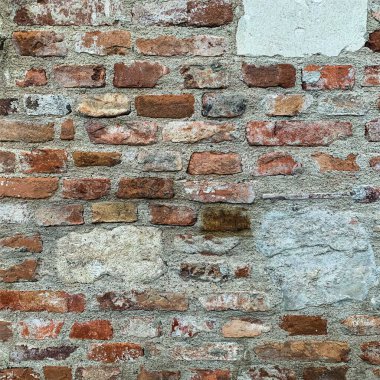 Eski tuğla duvar arka planı. Tuğla duvar dokusu