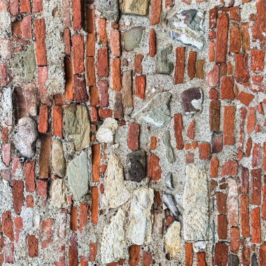Eski tuğla duvar arka planı. Tuğla duvar dokusu