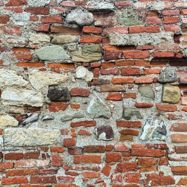 Eski tuğla duvar arka planı. Tuğla duvar dokusu