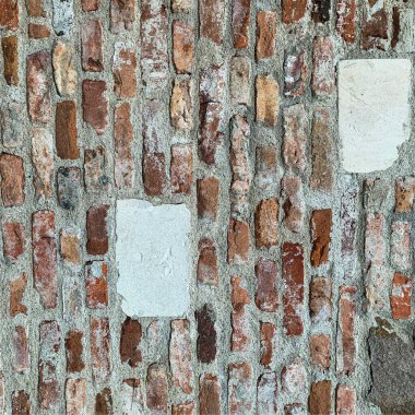 Eski tuğla duvar arka planı. Tuğla duvar dokusu