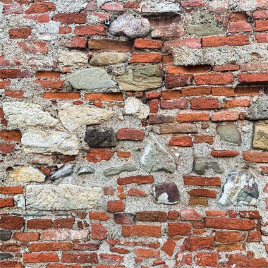 Eski tuğla duvar arka planı. Tuğla duvar dokusu