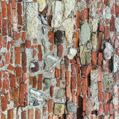 Eski tuğla duvar arka planı. Tuğla duvar dokusu