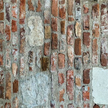 Eski tuğla duvar arka planı. Tuğla duvar dokusu