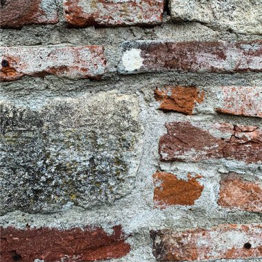 Eski tuğla duvar arka planı. Tuğla duvar dokusu