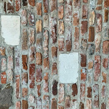 Eski tuğla duvar arka planı. Tuğla duvar dokusu