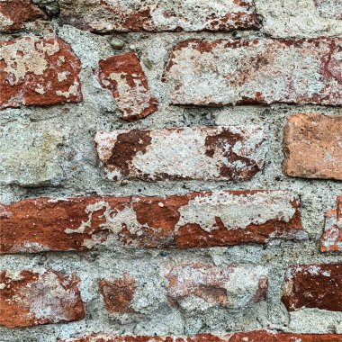 Eski tuğla duvar arka planı. Tuğla duvar dokusu