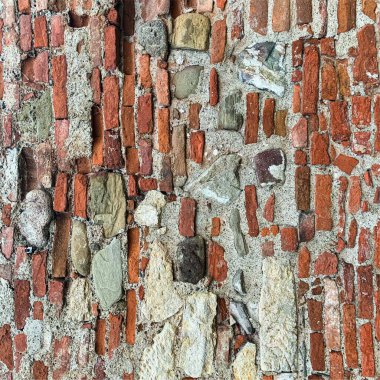 Eski tuğla duvar arka planı. Tuğla duvar dokusu