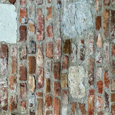 Eski tuğla duvar arka planı. Tuğla duvar dokusu