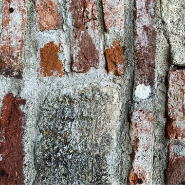 Eski tuğla duvar arka planı. Tuğla duvar dokusu