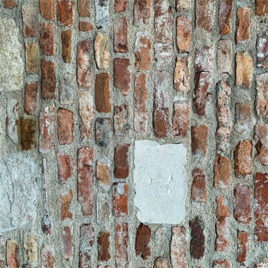 Eski tuğla duvar arka planı. Tuğla duvar dokusu