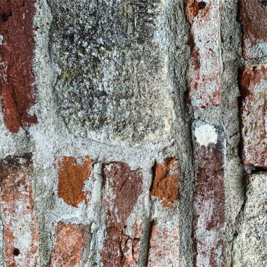 Eski tuğla duvar arka planı. Tuğla duvar dokusu