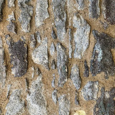 Eski taş duvar arka planı. Taş zemin