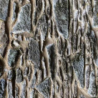 Eski taş duvar arka planı. Taş zemin