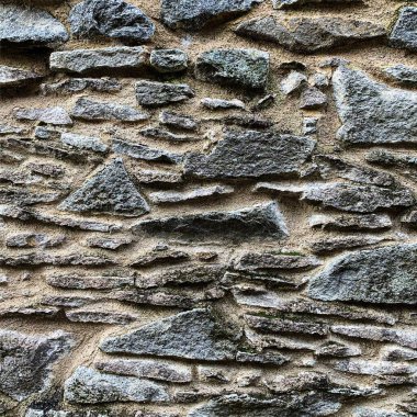 Eski taş duvar arka planı. Taş zemin