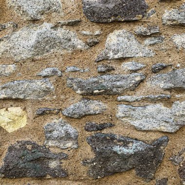Eski taş duvar arka planı. Taş zemin