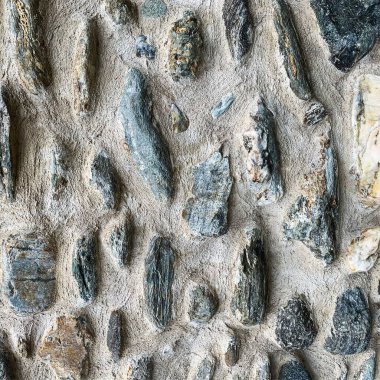 Eski taş duvar arka planı. Taş zemin