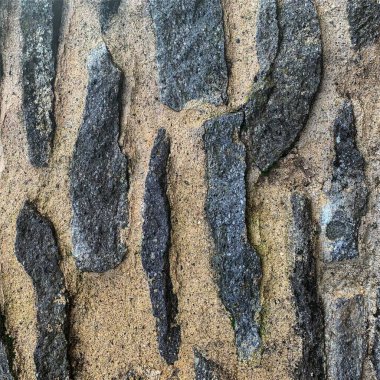 Eski taş duvar arka planı. Taş zemin