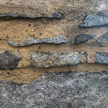 Eski taş duvar arka planı. Taş zemin