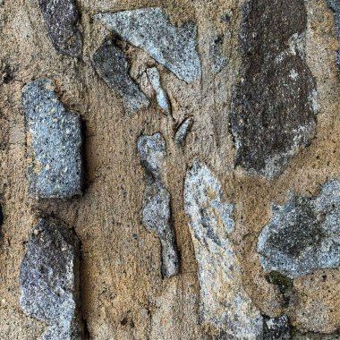 Eski taş duvar arka planı. Taş zemin