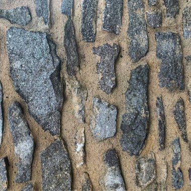 Eski taş duvar arka planı. Taş zemin