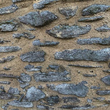 Eski taş duvar arka planı. Taş zemin