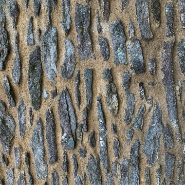 Eski taş duvar arka planı. Taş zemin