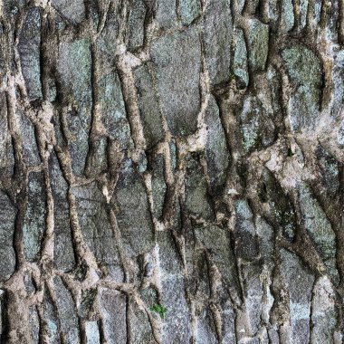 Eski taş duvar arka planı. Taş zemin