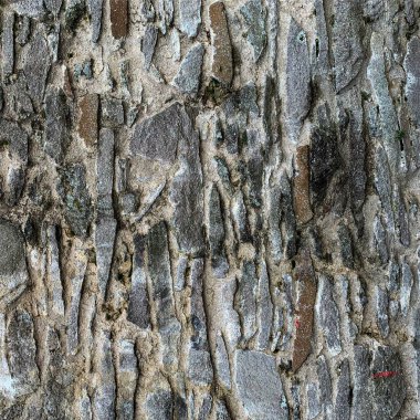 Eski taş duvar arka planı. Taş zemin