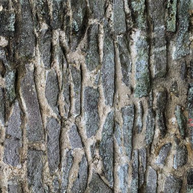 Eski taş duvar arka planı. Taş zemin