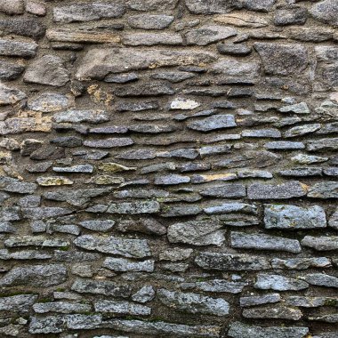 Eski taş duvar arka planı. Taş zemin