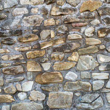 Eski taş duvar arka planı. Taş zemin