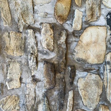 Eski taş duvar arka planı. Taş zemin