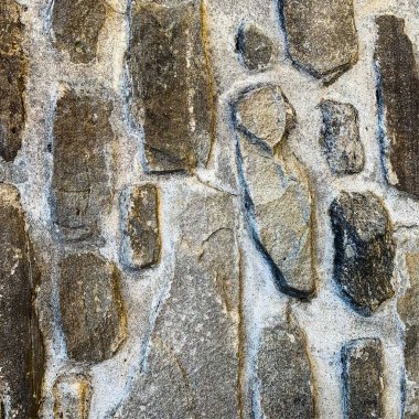 Eski taş duvar arka planı. Taş zemin