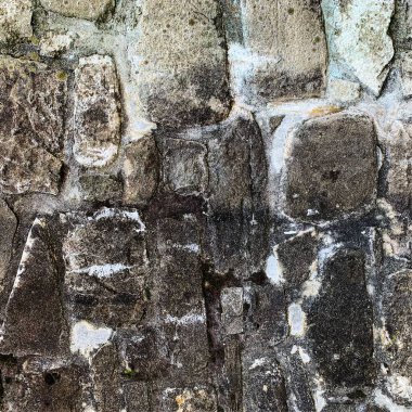 Eski taş duvar arka planı. Taş zemin